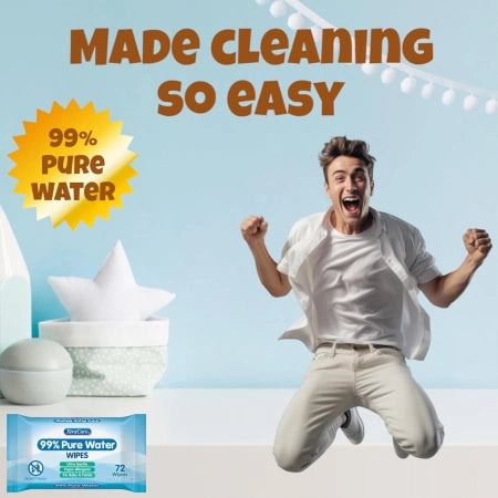 XtraCare 99% Pure Water Hypo-allergenic Wipes Pack of 72