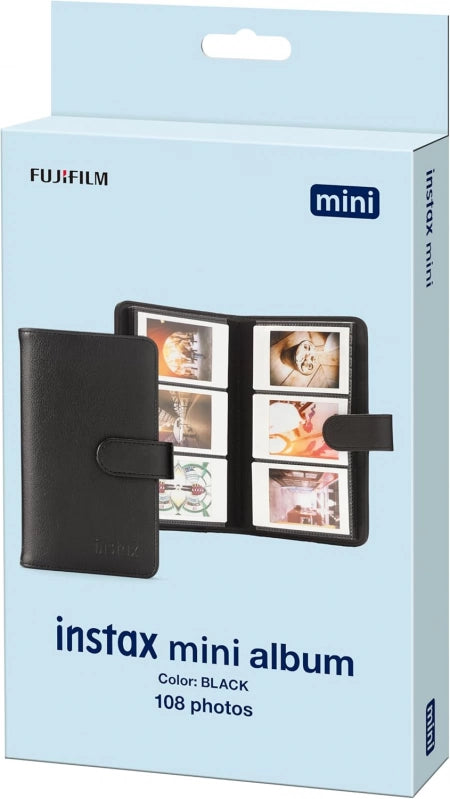 FujiFilm INSTAX mini album Black - holds 108 photos