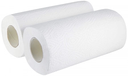 Carton of 24 Finesse Maxi Strong 3-Ply Quilted Kitchen Paper Towels &ndash; 60 Sheets per Roll (Premium Option)