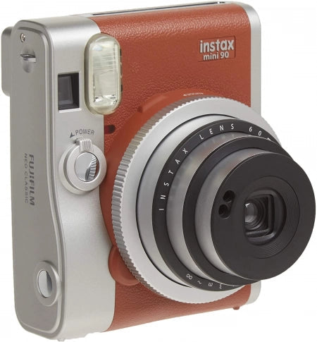 Fujifilm instax mini 90 Neo Classic Camera Brown REPLACED BY Instax Mini 99 (85437) Black