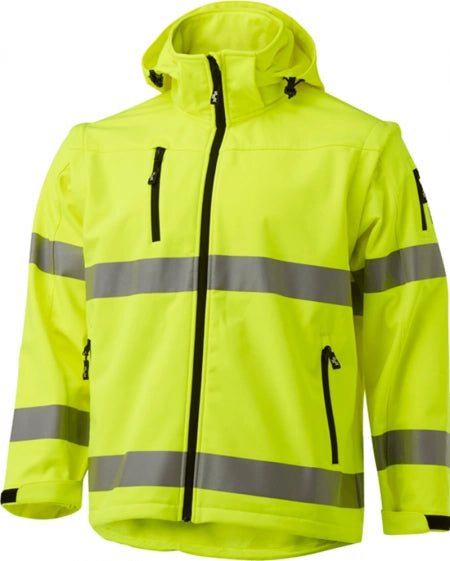 XAX JV2 SBR Softshell Jacket-Vest Combination Zip off Sleeves and Hood