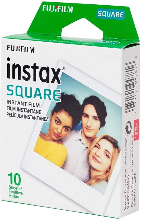 Pack of 10 Fujifilm instax SQUARE Film - Compatible with Fujifilm Instax SQUARE Cameras