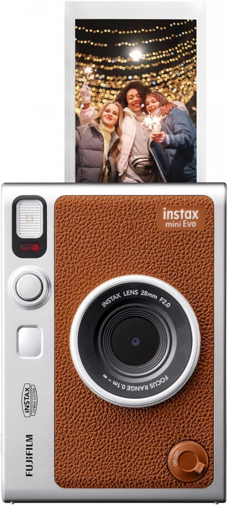 FujiFilm INSTAX mini Evo Camera Brown (USB C)