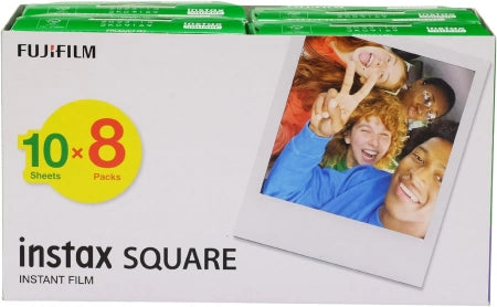 FujiFilm instax SQUARE Film 80 Pack - Compatible with Fujifilm INSTAX SQUARE Cameras