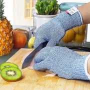 YSF CRG Food Grade C5/E 13G Cut 5 Blue Cut Resistant Gloves