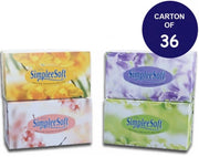 Carton of 36 Finesse SimpleeSoft Facial Tissues 2 Ply - 160 Sheets/Box (Standard Option)