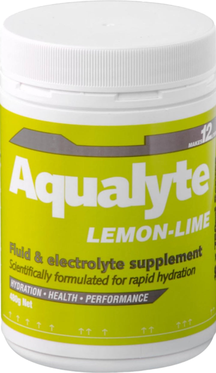 Maxisafe Aqualyte Electrolyte Powder Lemon Lime Flavoured Tub 480g Pack of 5