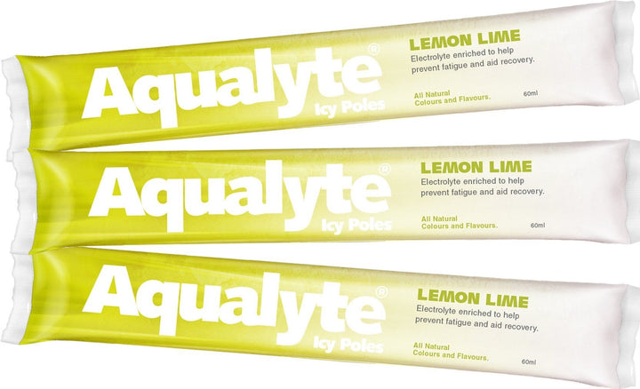 Maxisafe Aqualyte Electrolyte Icy Pole Lemon Lime Flavoured x 50 x 90m