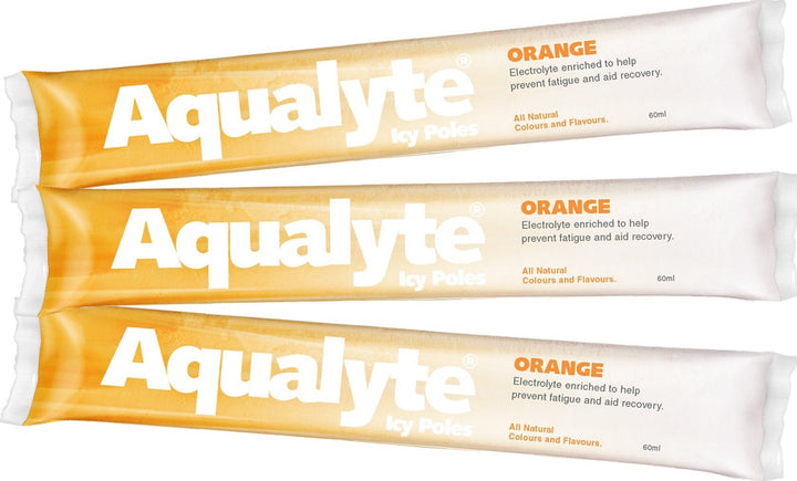 Maxisafe Aqualyte Electrolyte Icy Pole Orange Flavoured x 50 x 90m