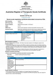 25/Pack Realy Tech Covid-19 Rapid Antigen Test Kit Nasal - Very High Sensitivity Exp. 12/2023
