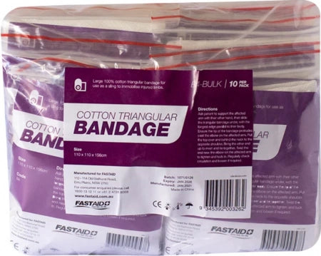 FastAid Conforming Bandage 10cm Pack of 10