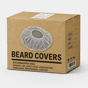 Carton of 1000 Disposable White Beard Covers Twin loop &ndash; Bulk Savings!