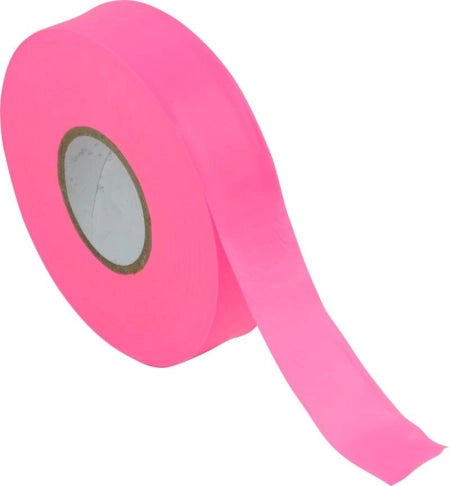 Carton of 80 Packs Maxisafe Fluoro Pink Flagging Tape 25mm x 100m