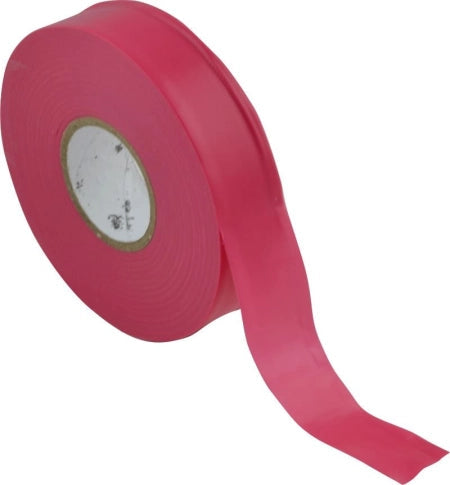 Carton of 80 Packs Maxisafe Fluoro Red Flagging Tape 25mm x 100m