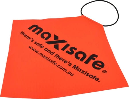 Carton of 20 Maxisafe Orange Load Warning Flag 300mm x 300mm