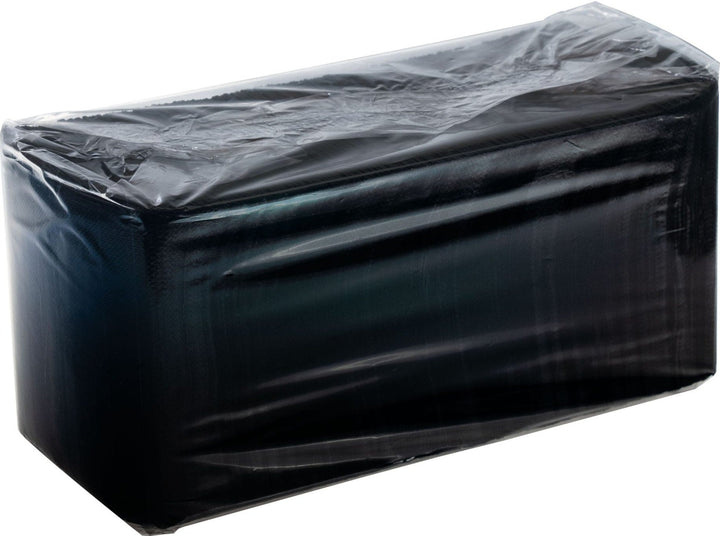 Carton of 2000 Ultrasoft Quilted Cocktail Napkin Black