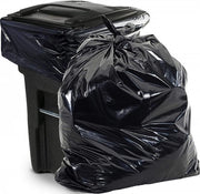 Carton of 250 Roll 82L Black Bin Liners - Able 20 micron (Medium Strength)