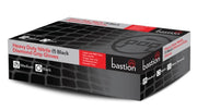 50pcs Large Bastion Heavy Duty Black Diamond Grip Nitrile Gloves Powder Free Micro Textured