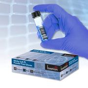 Carton of 1000 Blue Nitrile Gloves Finger Micro Textured Soft Powder Free