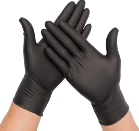 Box of 100 Nitrile Ultra Soft Black Powder Free Micro Textured - X