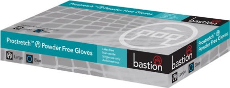 Box of 200 pcs Bastion Prostretch(TM) Powder Free Blue