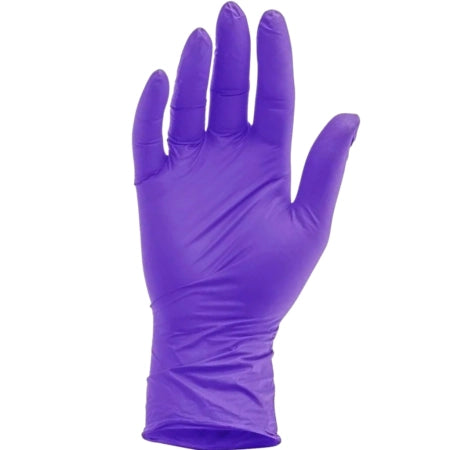 Box of 100 Bastion Progenics&trade; Nitrile Purple Powder Free Micro Textured - X