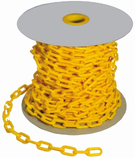 Carton of 4 Yellow Safety Chain 40m Roll