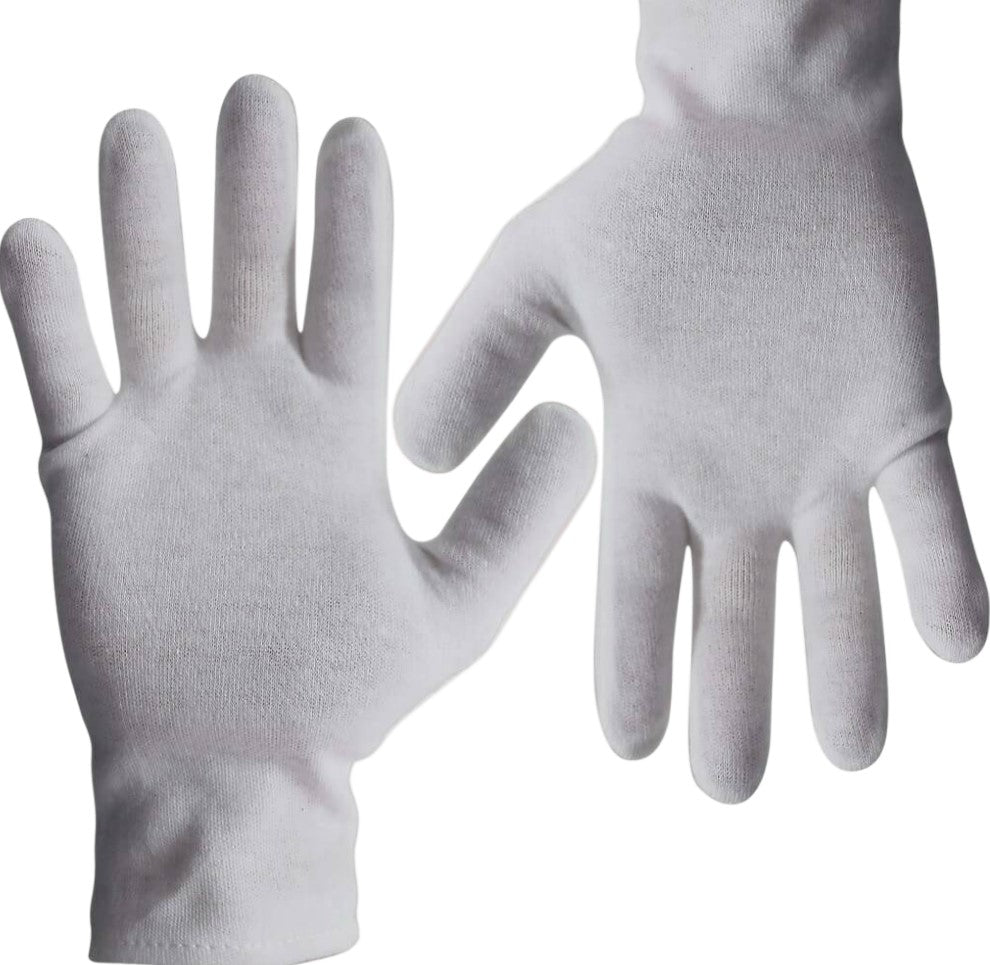 Bastion Cotton Interlock Gloves Hemmed Cuff