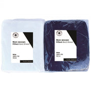 Fitted Disposable Navy Blue Bedsheets (Box of 100)