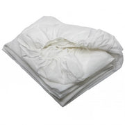 Fitted Disposable White Bedsheets (Box of 100)