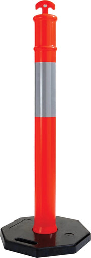 T-Top Bollard Post and 8 kg Base