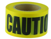 Carton of 20 Packs Maxisafe Caution Black on Yellow Barricade Tape