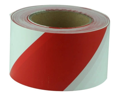 Carton of 20 Packs Maxisafe Red and White Barricade Tape
