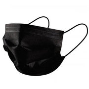 3 Ply Disposable Black Protective Kids Face Mask TGA Approved 50 Pack