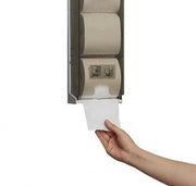 Caprice 3 Roll Toilet Roll Dispenser ABS Plastic - Suitable for 225 / 400 / 700 Toilet Rolls