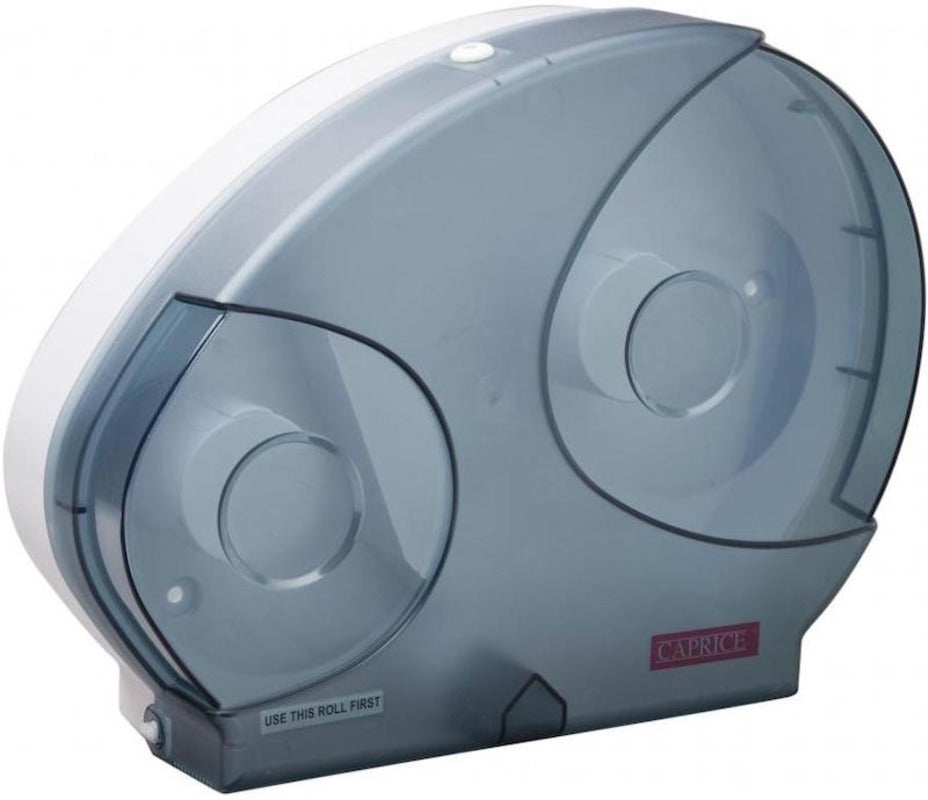 Caprice Jumbo Reserve Toilet Roll Dispenser ABS Plastic - Suitable for 300M / 500M Jumbo Toilet Roll