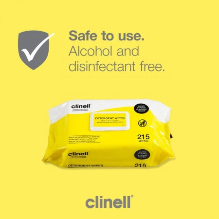 215/Pack Clinell Multi-surface Detergent Wipes
