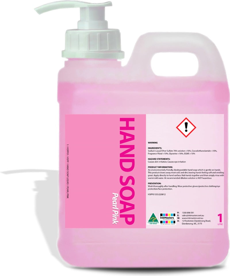 Hand Soap Pearl Pink Biodegradable 1