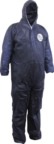 Carton of 50 Maxisafe Chemguard Blue SMS Disposable Coverall Type 5/6