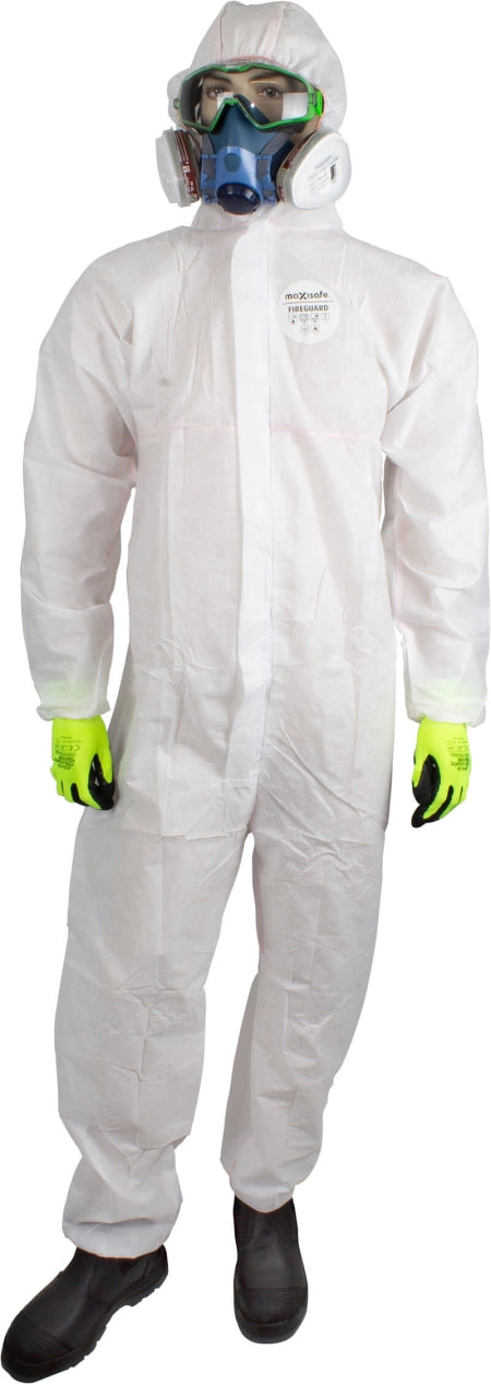 Carton of 50 pcs Maxisafe Fire Retardant Coverall Type 5/6 Flame Resistant