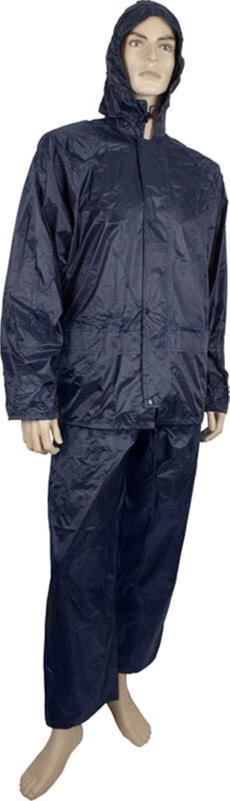 Carton of 60 Maxisafe Navy PVC Rainsuit Waterproof