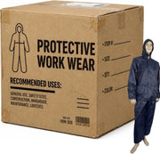 Carton of 60 Maxisafe Navy PVC Rainsuit Waterproof