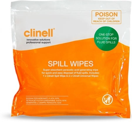 Clinell Spill Wipes (Kit)