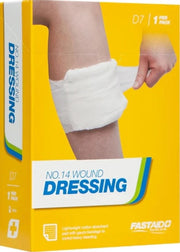 Carton of 10 FastAid D7 No. 14 Wound Dressing