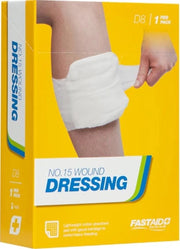 Carton of 10 FastAid D8 No.15 Wound Dressing