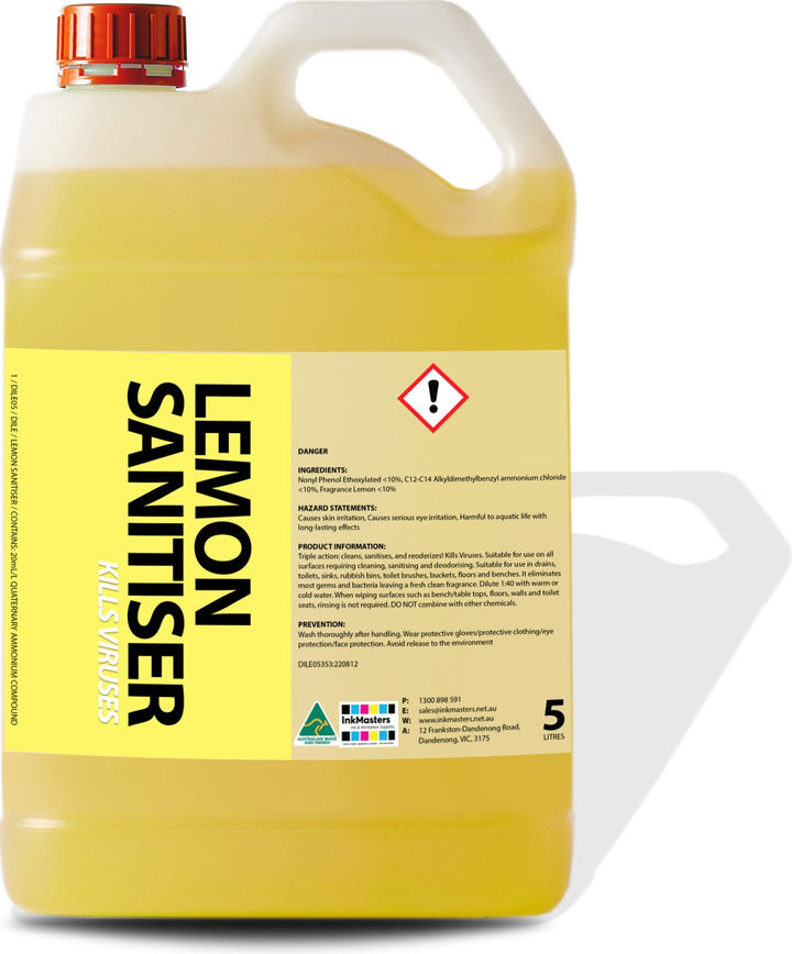 Lemon Sanitiser 5
