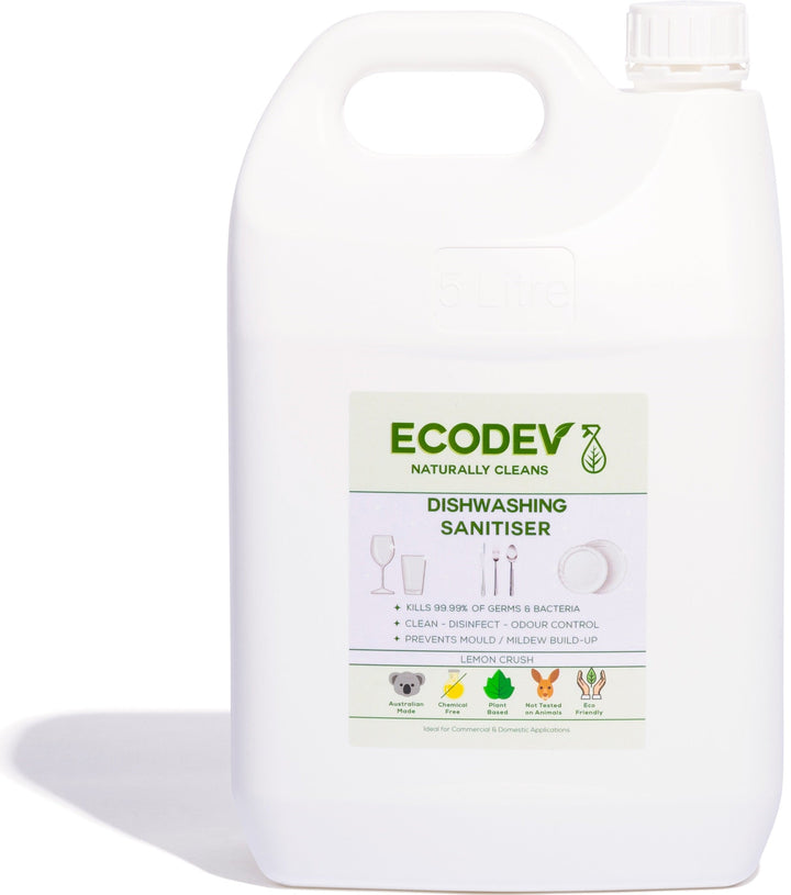 Ecodev Dishwashing Sanitiser 5L Australian Made Eco-friendly