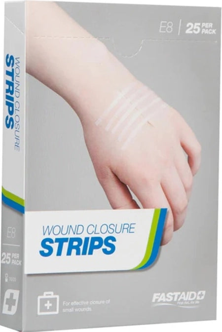 Carton of 10 FastAid E8 Wound Closure Strips 3 x 75mm