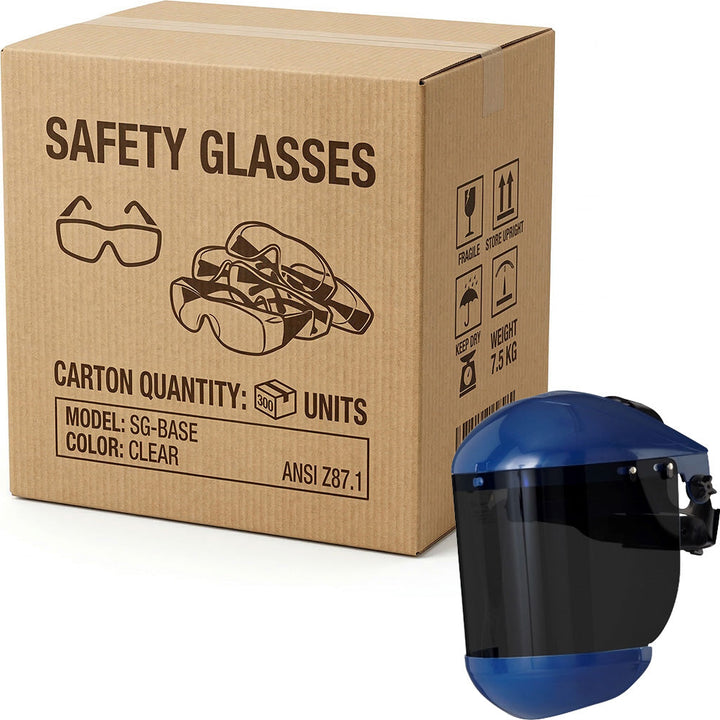 Carton of 10 Maxisafe Professional Shade 5 Faceshield Full Kit
