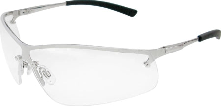 Maxisafe BOSTON Metal Frame Safety Glasses Clear Lens EBO377